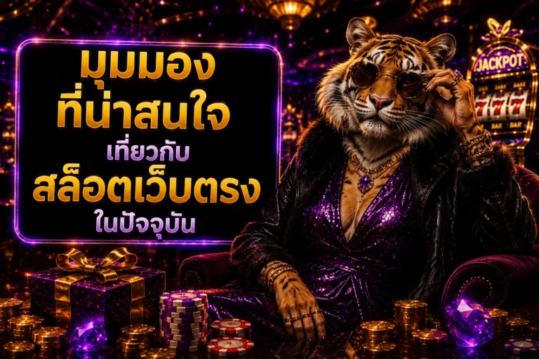 มุมมองที่น่าสนใจเกี่ยวกับสล็อตเว็บตรงในปัจจุบัน