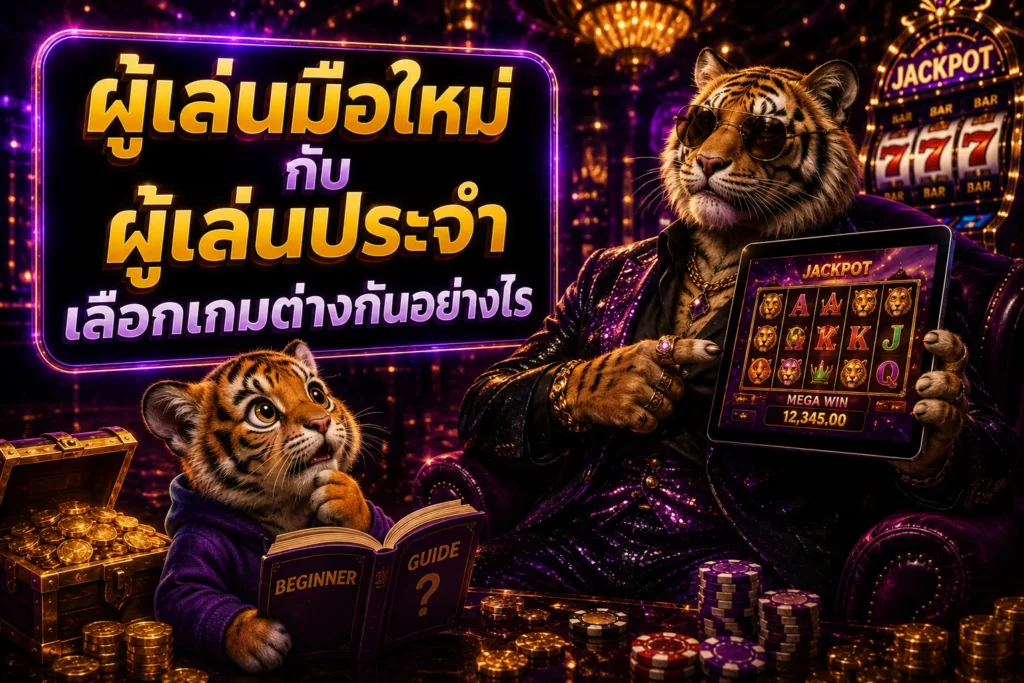 ผู้เล่นมือใหม่กับผู้เล่นประจำเลือกเกมต่างกันอย่างไร