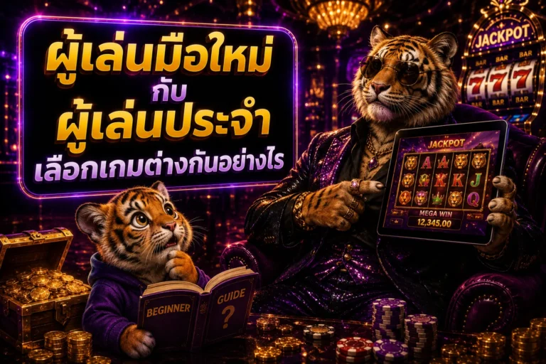 ผู้เล่นมือใหม่กับผู้เล่นประจำเลือกเกมต่างกันอย่างไร