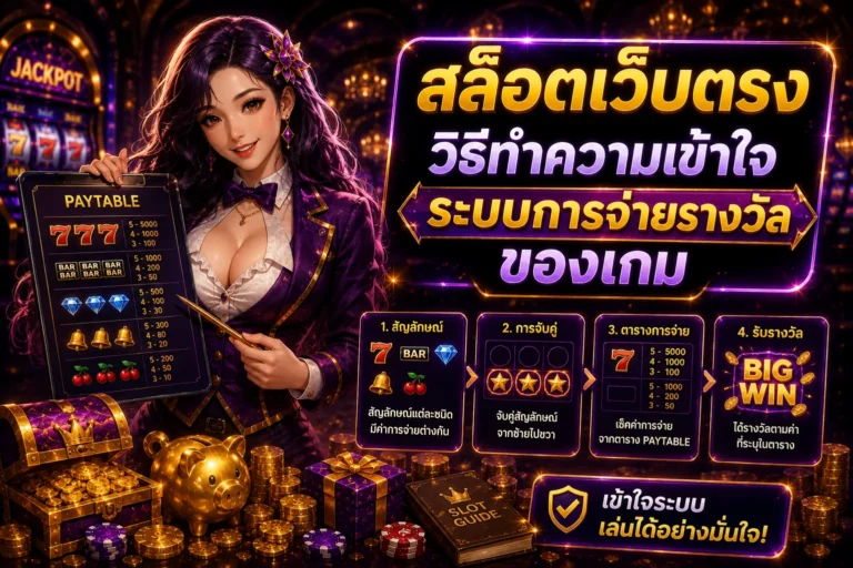 สล็อตเว็บตรง วิธีทำความเข้าใจระบบการจ่ายรางวัลของเกม